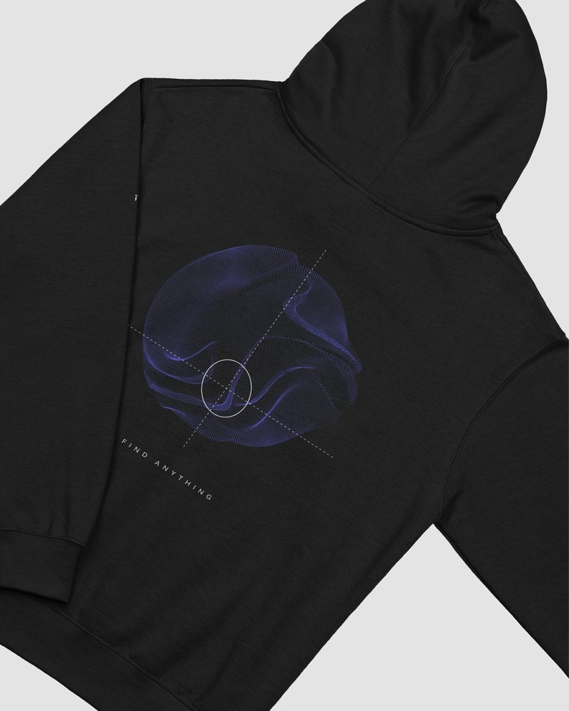 ZeroEntropy hoodie with the wave graphic